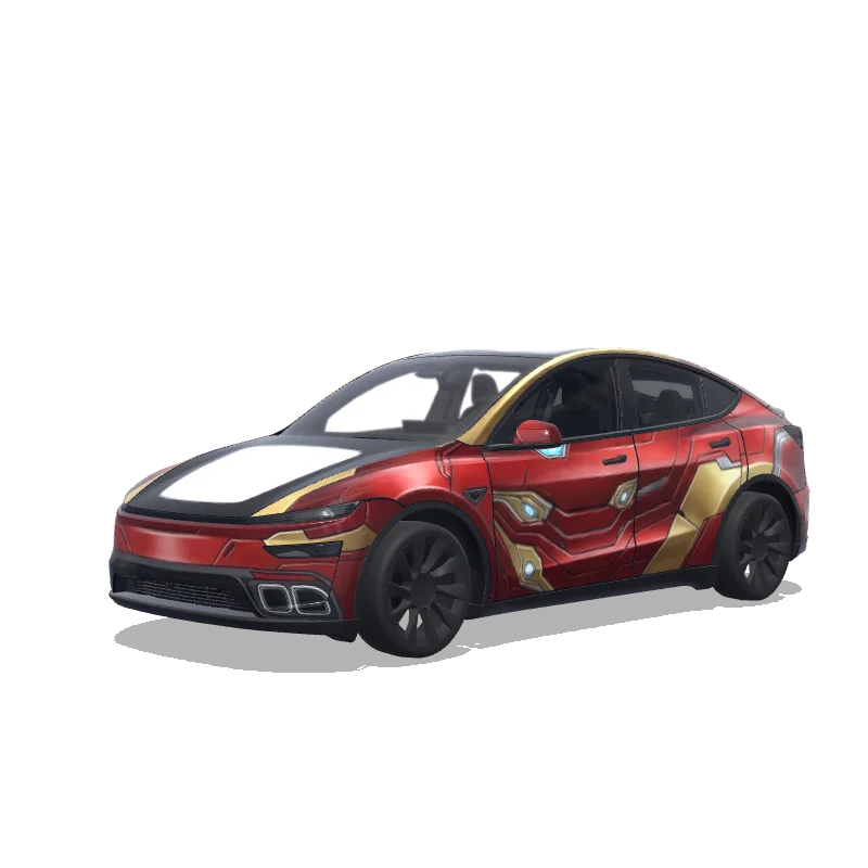Tesla Model Y (2025+ Premium) custom wrap design