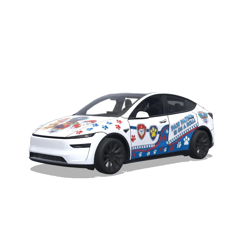 Tesla Model Y (2025+ Premium) custom wrap design