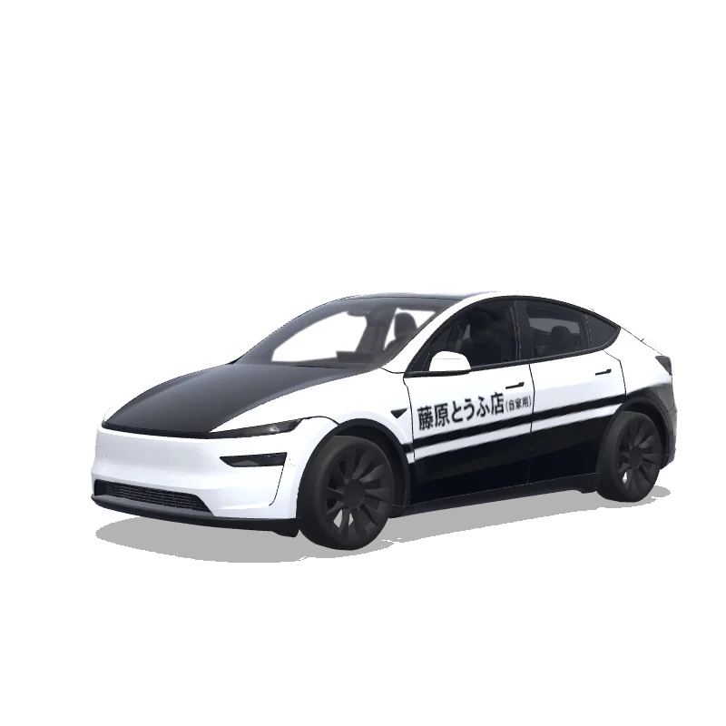 Tesla Model Y (2025+ Premium) tilpasset wrap-design