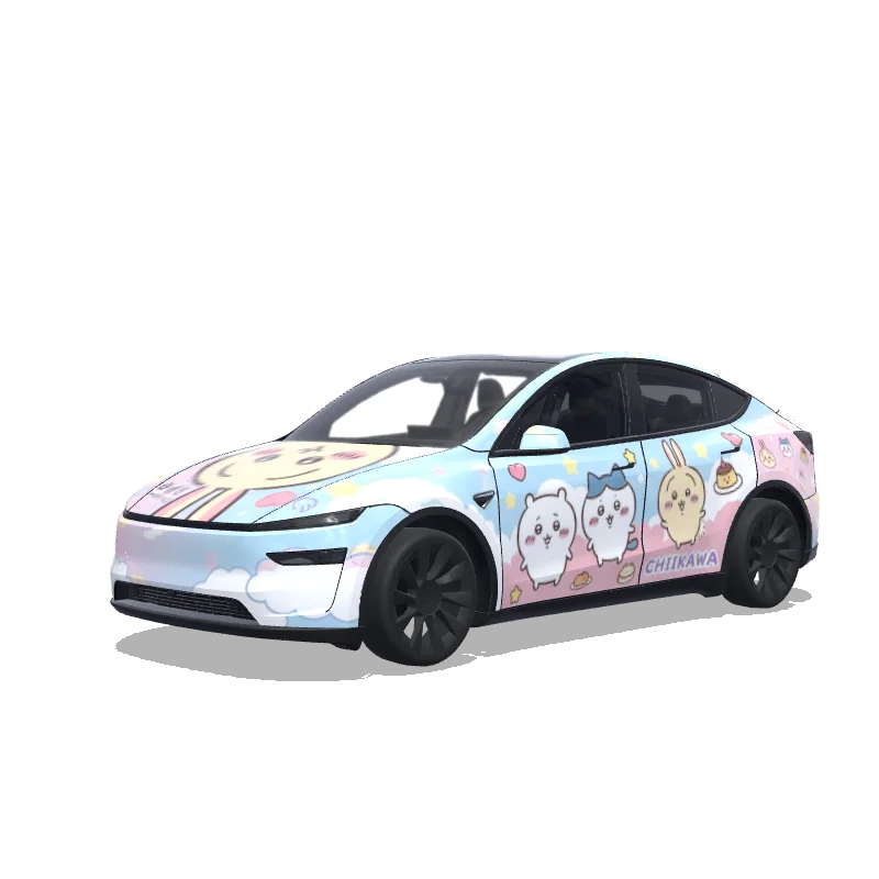 Tesla Model Y (2025+ Premium) custom wrap design