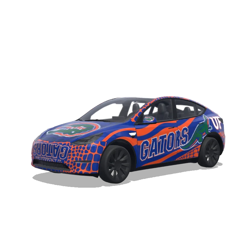 Tesla Model Y custom wrap design