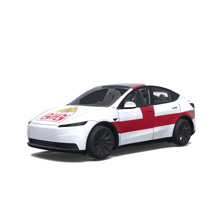 Tesla Model Y (2025+ Standard) custom wrap design