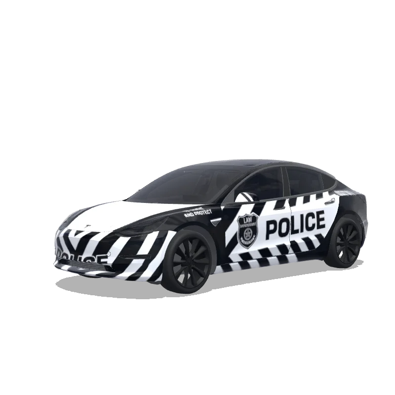 Tesla Model 3 custom wrap design