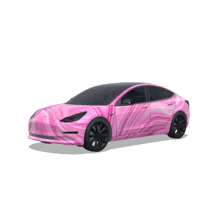Tesla Model 3 custom wrap design
