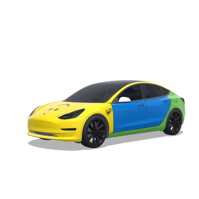 Tesla Model 3 custom wrap design