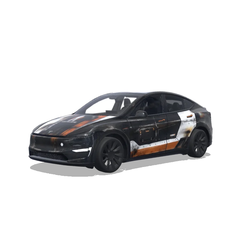 Tesla Model Y (2025+ Premium) custom wrap design
