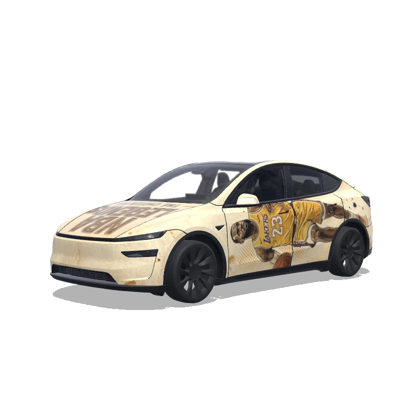 Tesla Model Y (2025+ Premium) custom wrap design