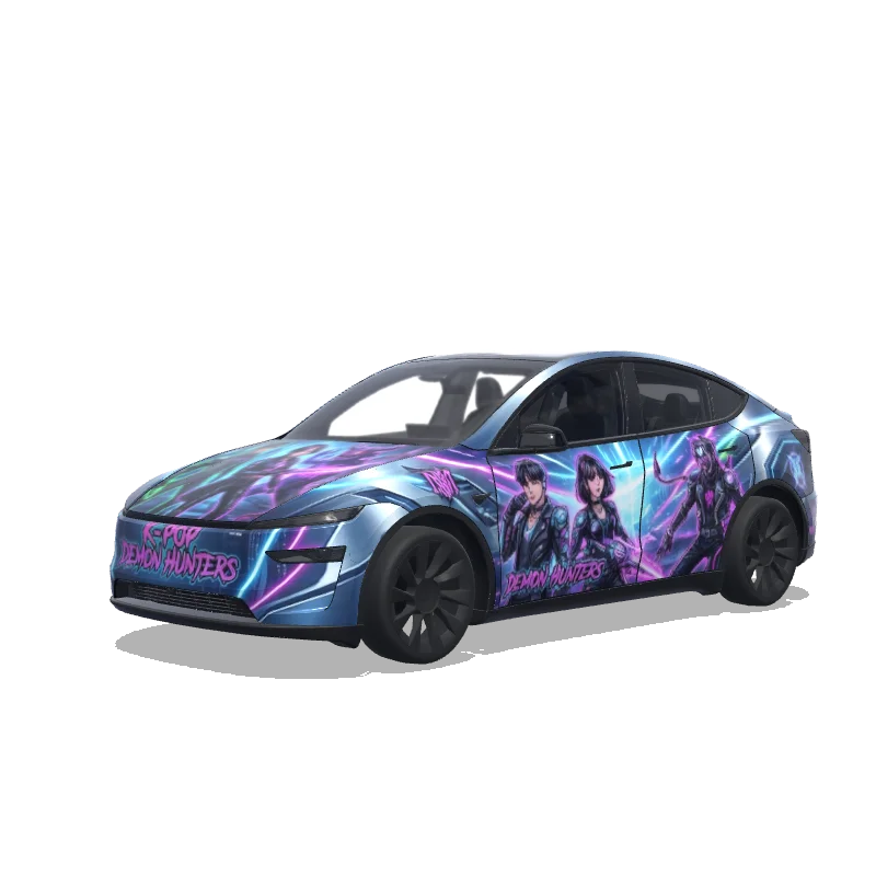 Tesla Model Y (2025+ Performance) custom wrap design