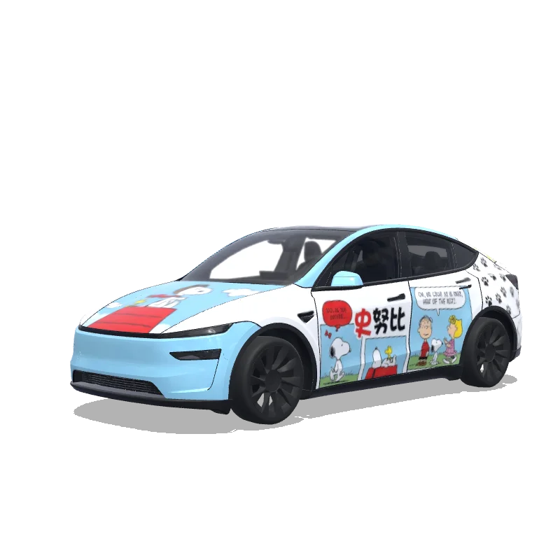 Tesla Model Y (2025+ Premium) aangepast wrap-ontwerp