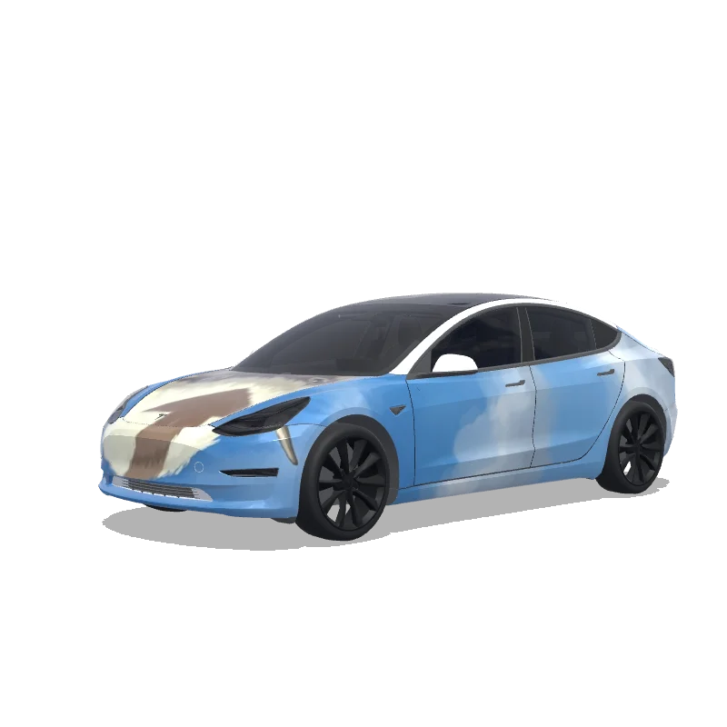 Tesla Model 3 custom wrap design