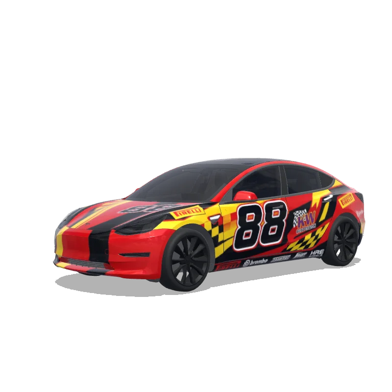 Tesla Model 3 custom wrap design