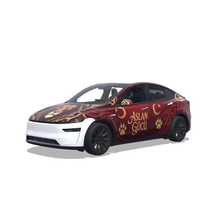 Tesla Model Y (2025+ Premium) custom wrap design