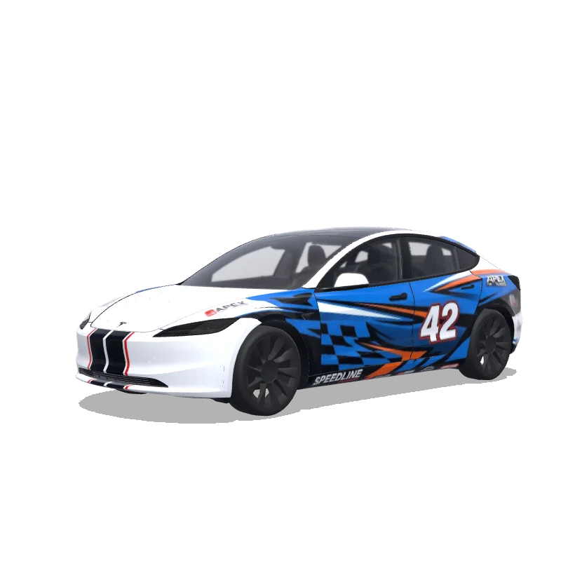 Tesla Model 3 (2024+ Standard/Premium) custom wrap design