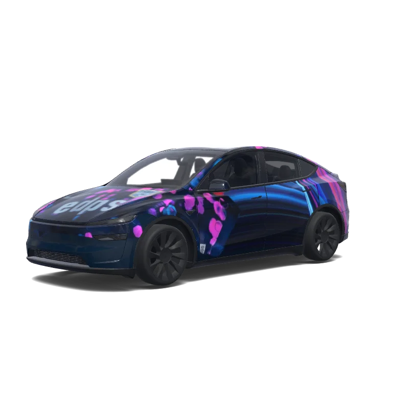 Kitchee SC 2026 new jersey - Tesla Model Y (2025+ Premium) wrap