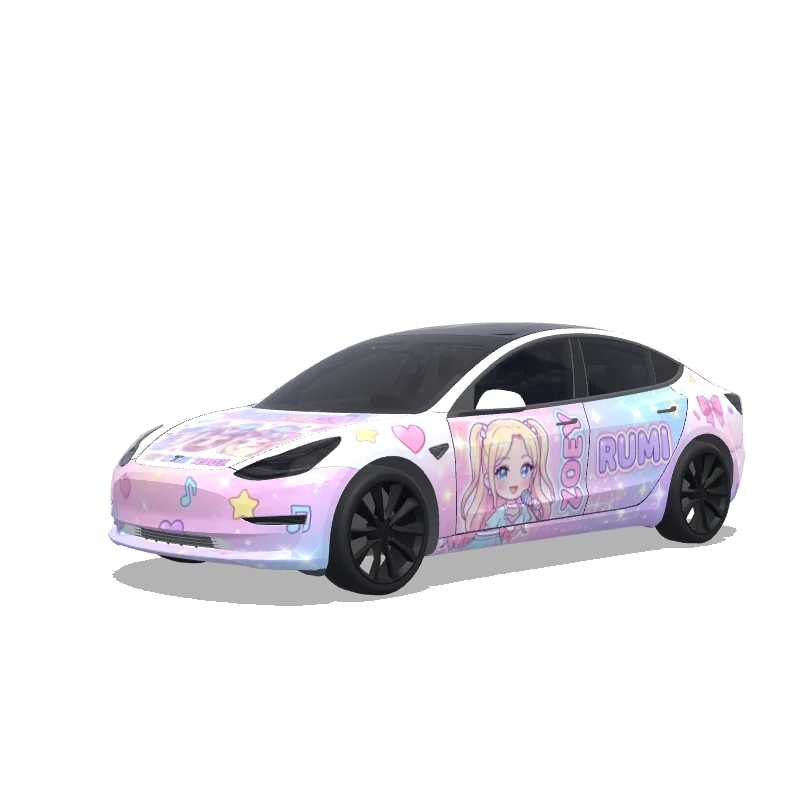 Tesla Model 3 custom wrap design
