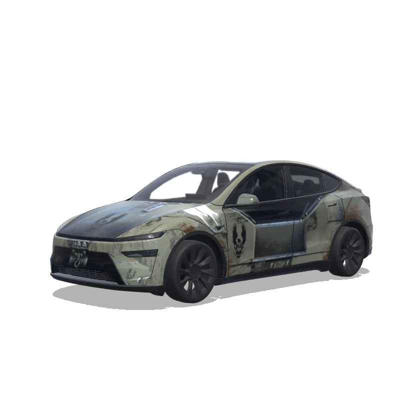 Halo Warthog UNSC for Model Y Premium - Tesla Model Y (2025+ Premium) wrap