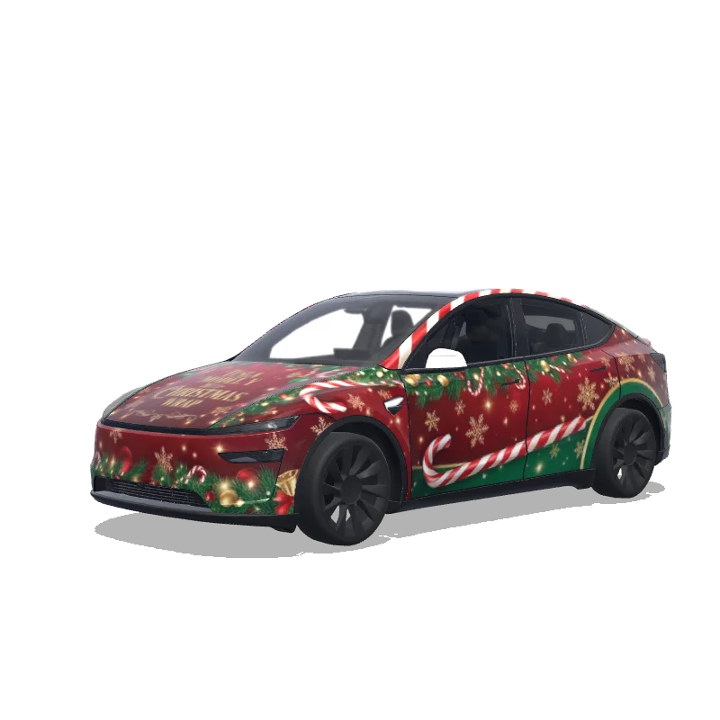 Tesla Model Y (2025+ Premium) custom wrap design