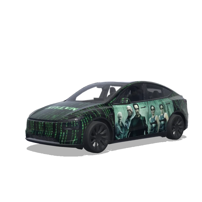 Tesla Model Y (2025+ Premium) custom wrap design