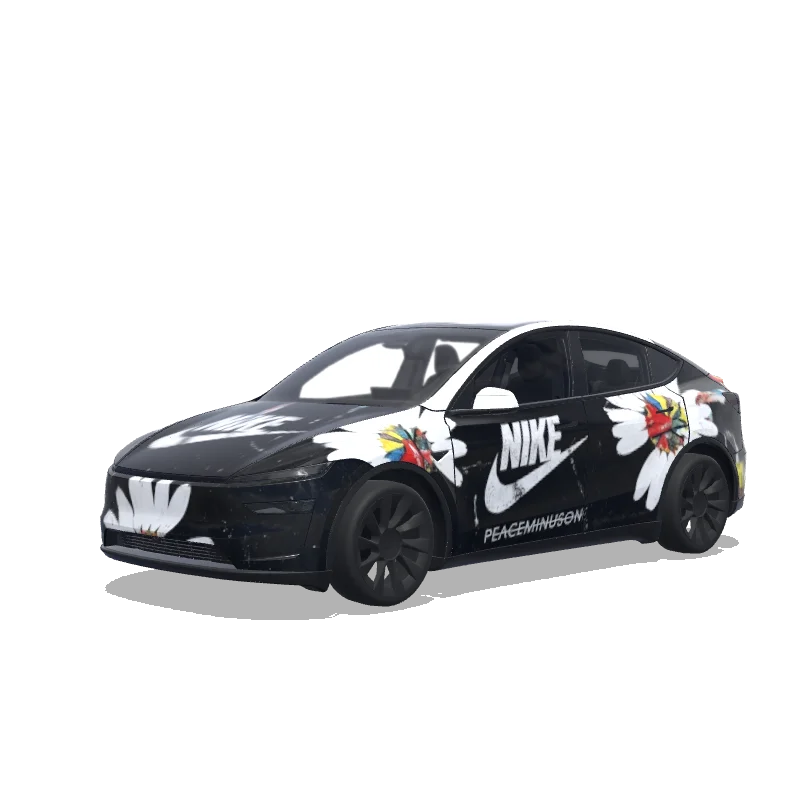 Tesla Model Y (2025+ Premium) custom wrap design
