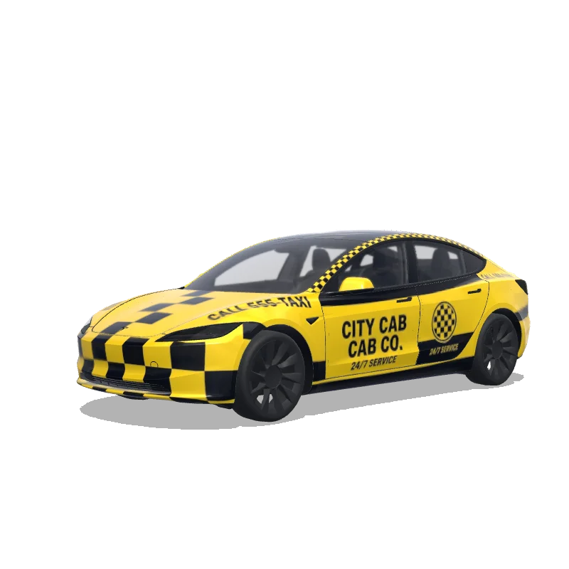 Tesla Model 3 (2024+ Standard/Premium) custom wrap design