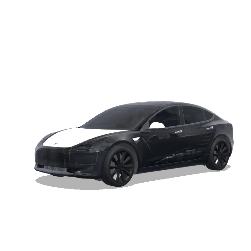 Tesla Model 3 カスタムラップデザイン