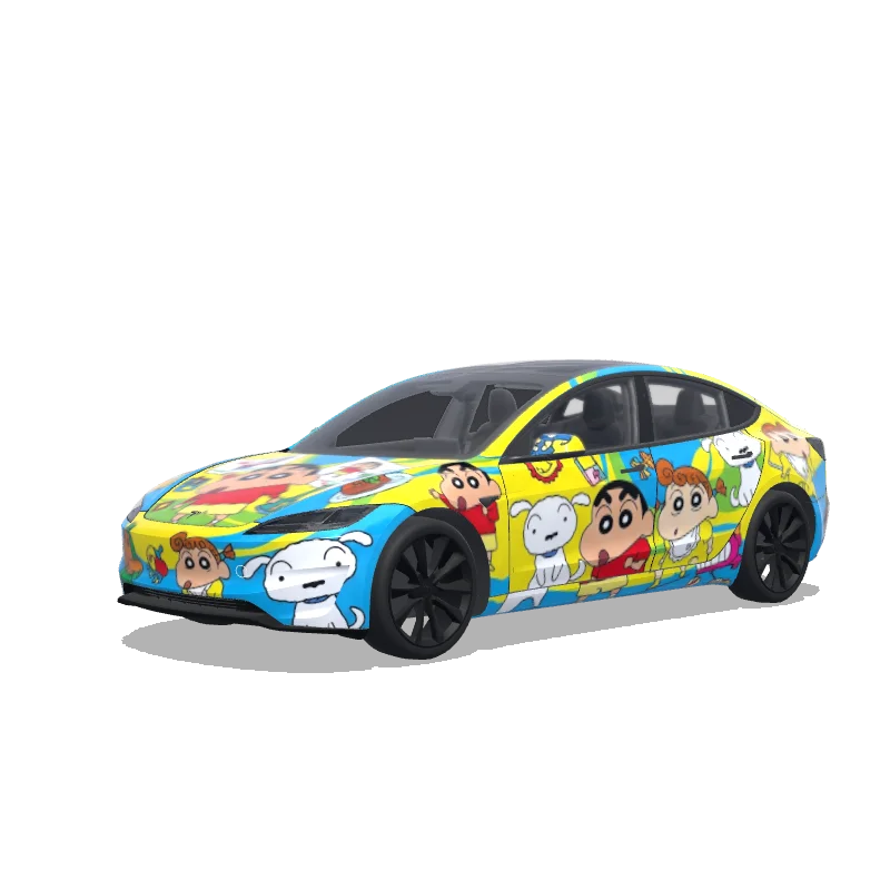 Tesla Model 3 (2024+ Performance) custom wrap design
