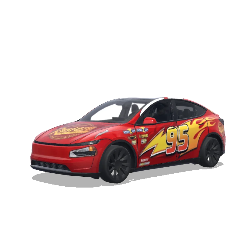 Tesla Model Y (2025+ Premium) tilpasset wrap-design