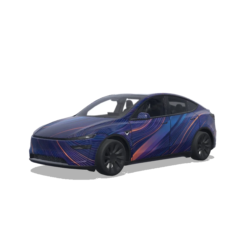 Tesla Model Y (2025+ Premium) custom wrap design