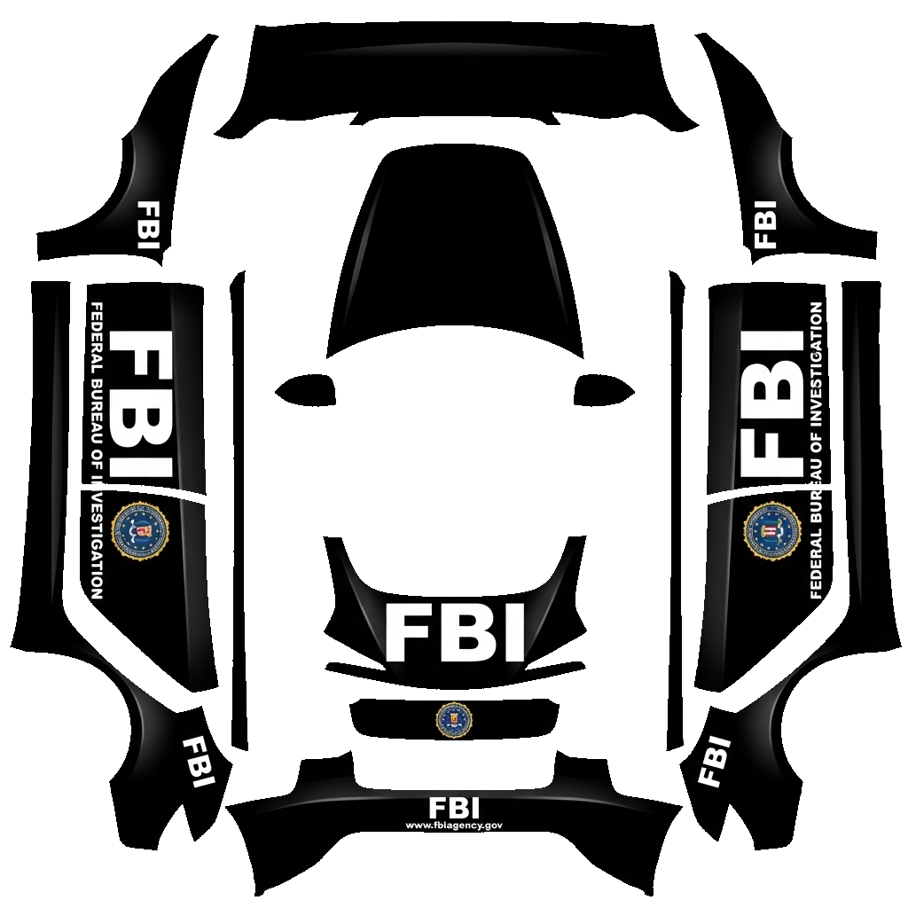 Model 3-folieringsdesign - flat wrap PNG for Model 3 (2024+ Standard/Premium) Paint Shop