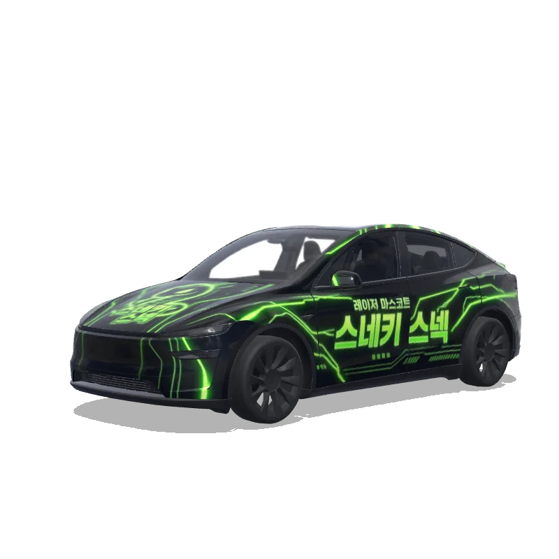 Tesla Model Y (2025+ Premium) custom wrap design