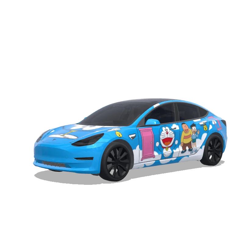 Tesla Model 3 커스텀 랩 디자인