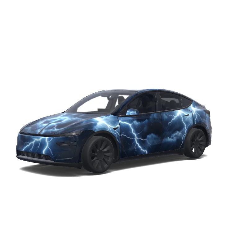 Tesla Model Y (2025+ Premium) custom wrap design