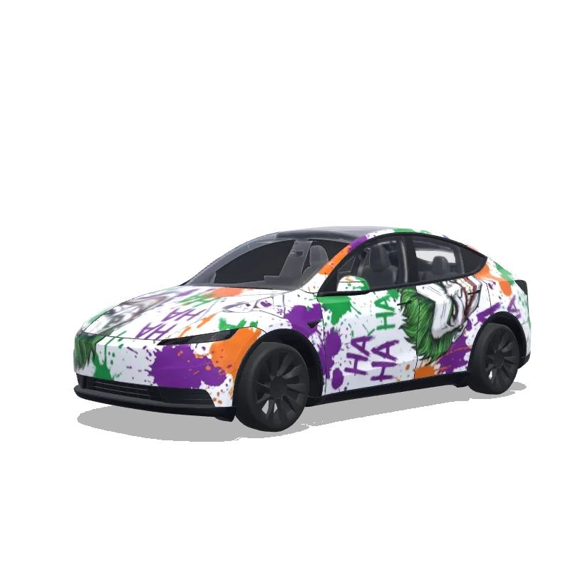 Tesla Model Y (2025+ Standard) custom wrap design