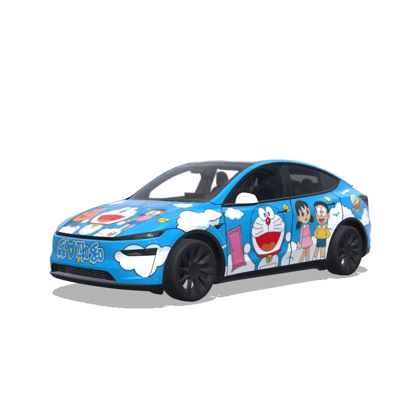 Tesla Model Y (2025+ Premium) custom wrap design