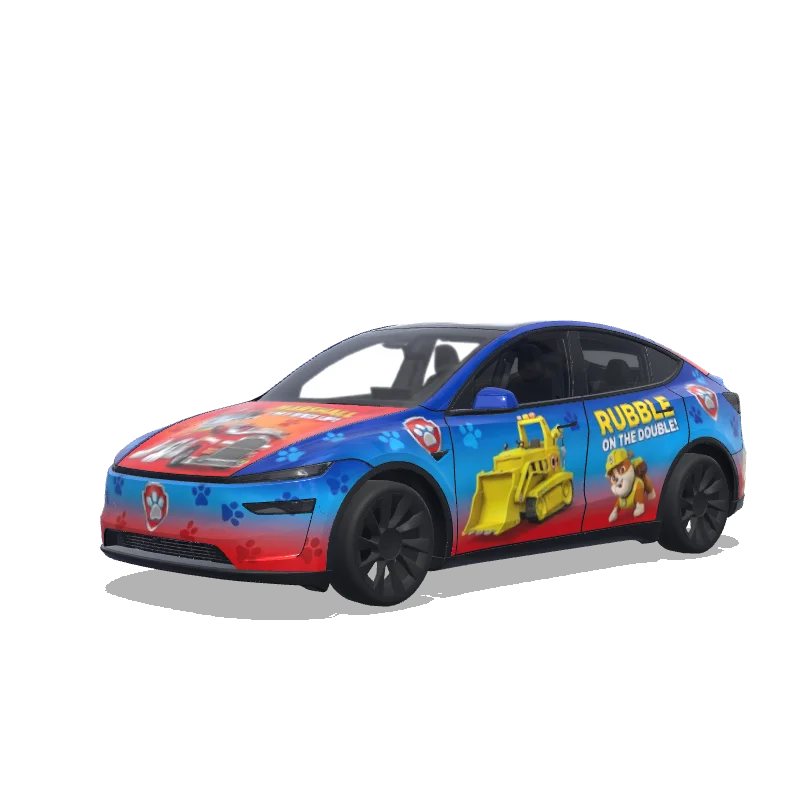Tesla Model Y (2025+ Premium) custom wrap design