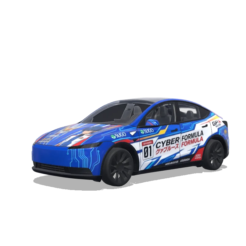 Tesla Model Y (2025+ Standard) custom wrap design