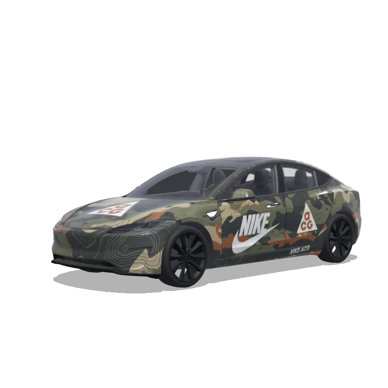 Tesla Model 3 (2024+ Performance) custom wrap design