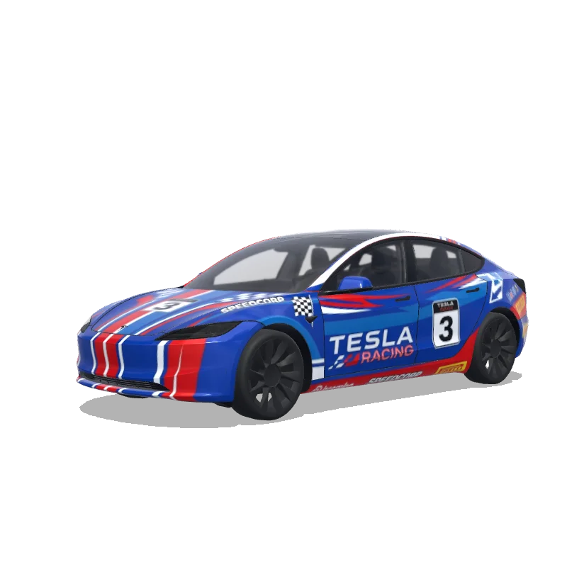 Tesla Model 3 (2024+ Standard/Premium) custom wrap design