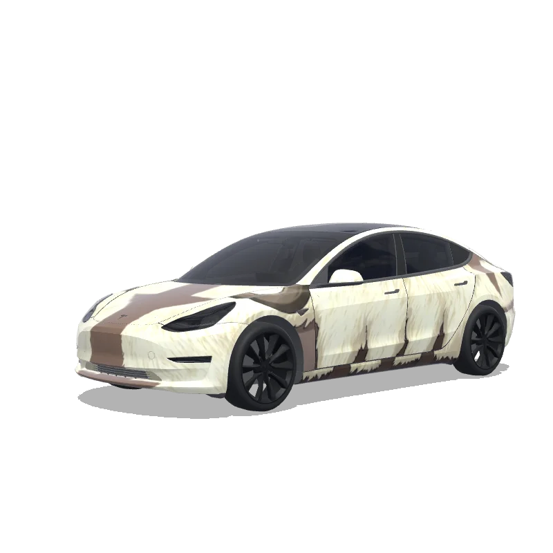 Tesla Model 3 custom wrap design