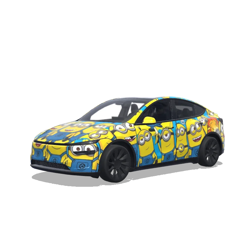 Tesla Model Y (2025+ Premium) custom wrap design