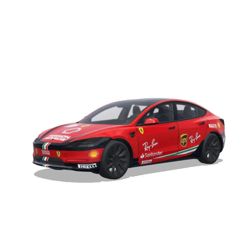 Tesla Model 3 (2024+ Standard/Premium) custom wrap design