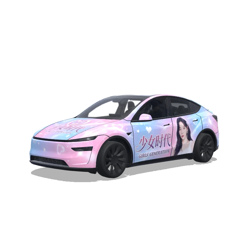 Tesla Model Y (2025+ Premium) custom wrap design