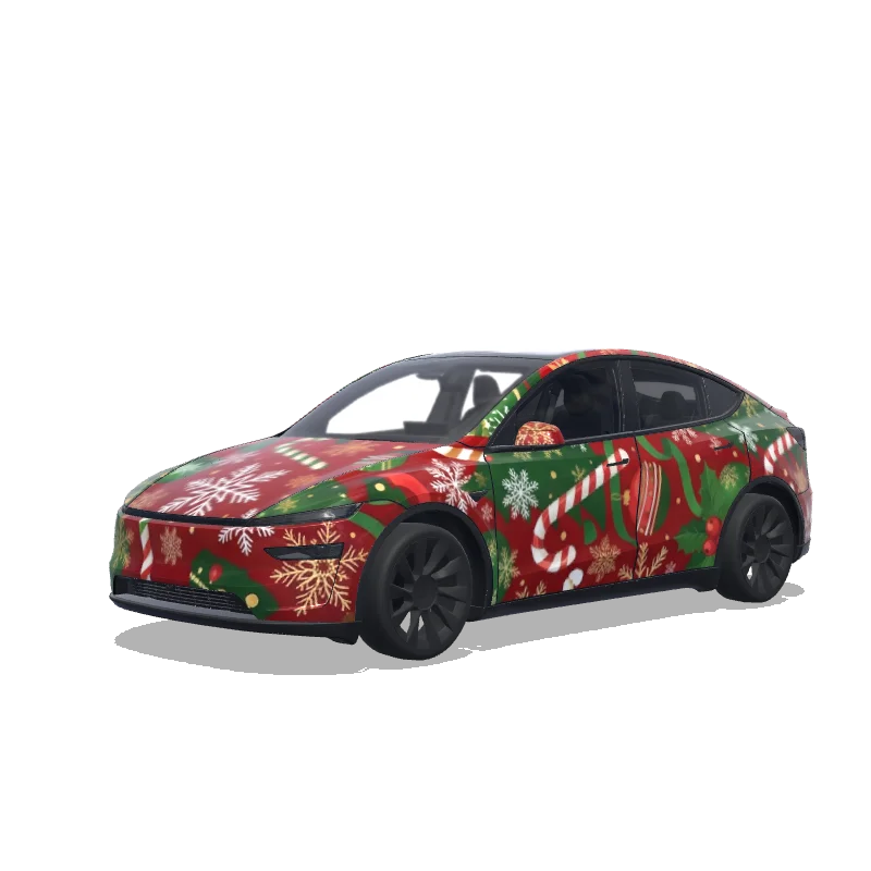 Tesla Model Y (2025+ Premium) custom wrap design