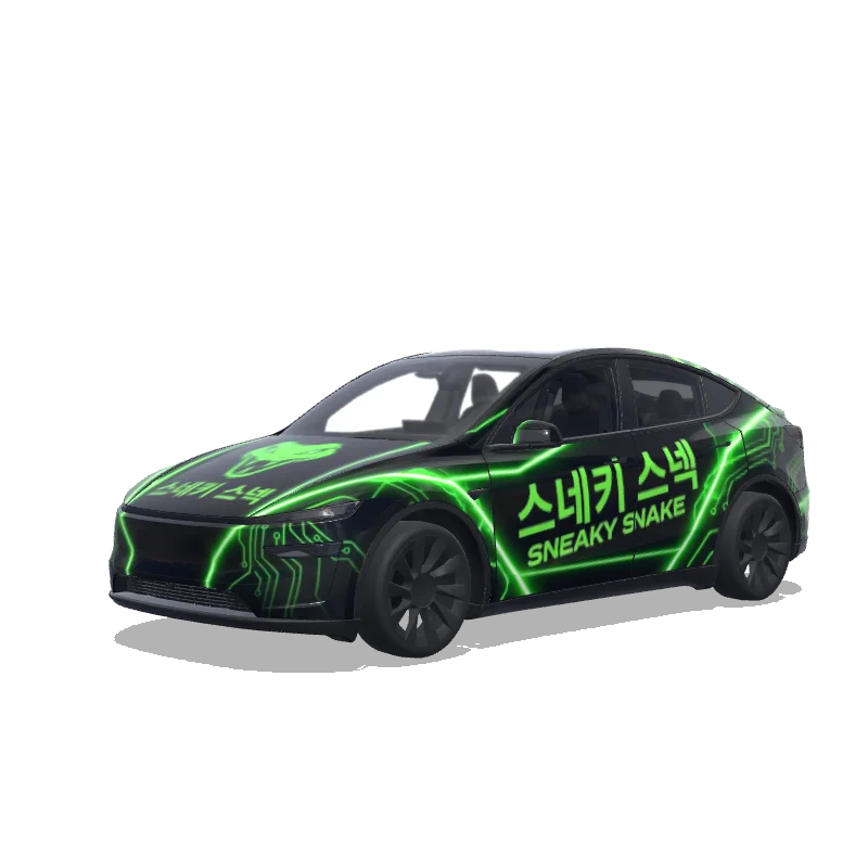 Tesla Model Y (2025+ Premium) custom wrap design