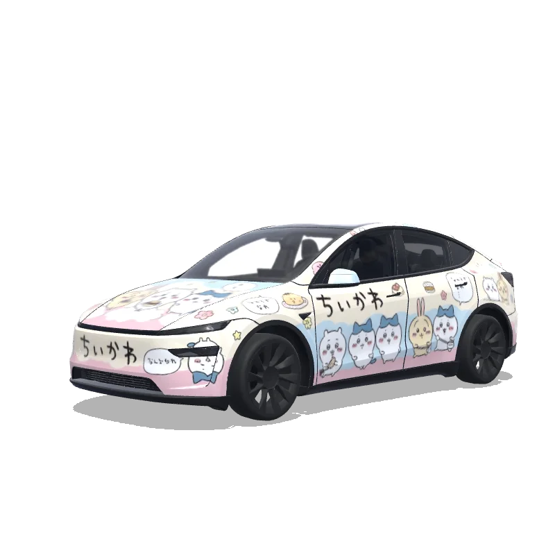 Tesla Model Y (2025+ Premium) custom wrap design