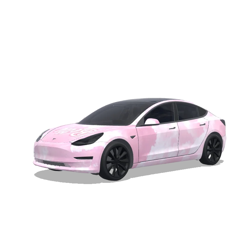 Tesla Model 3 custom wrap design