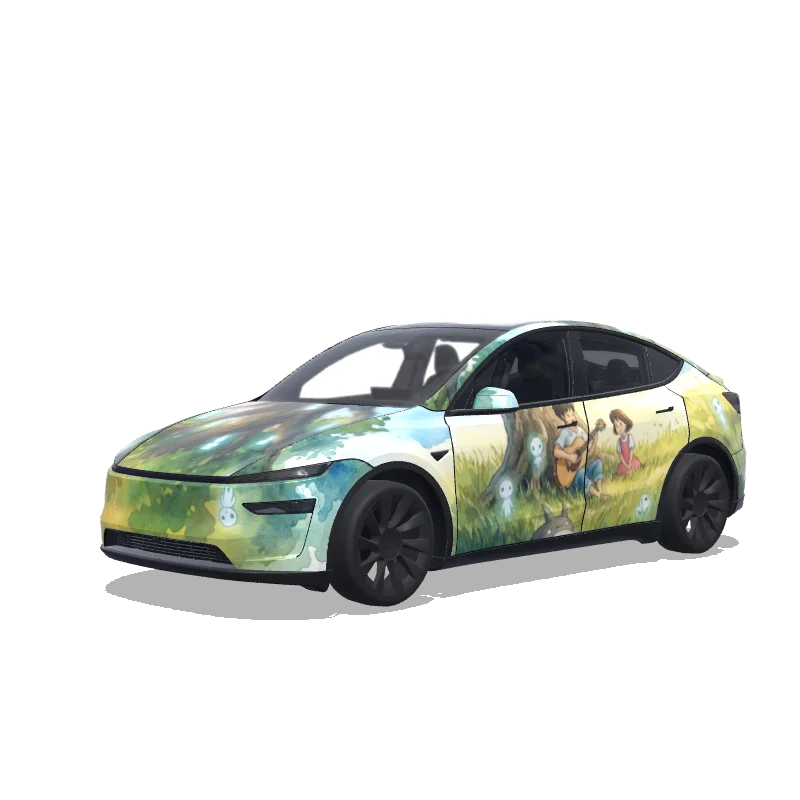 Tesla Model Y (2025+ Premium) custom wrap design