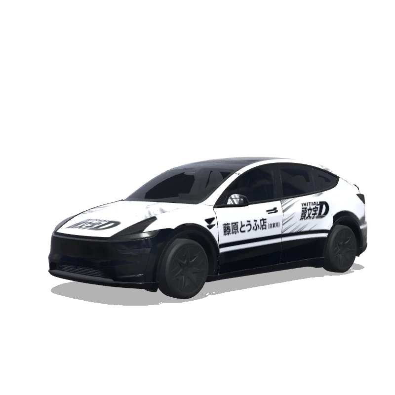 Tesla Model Y L custom wrap design