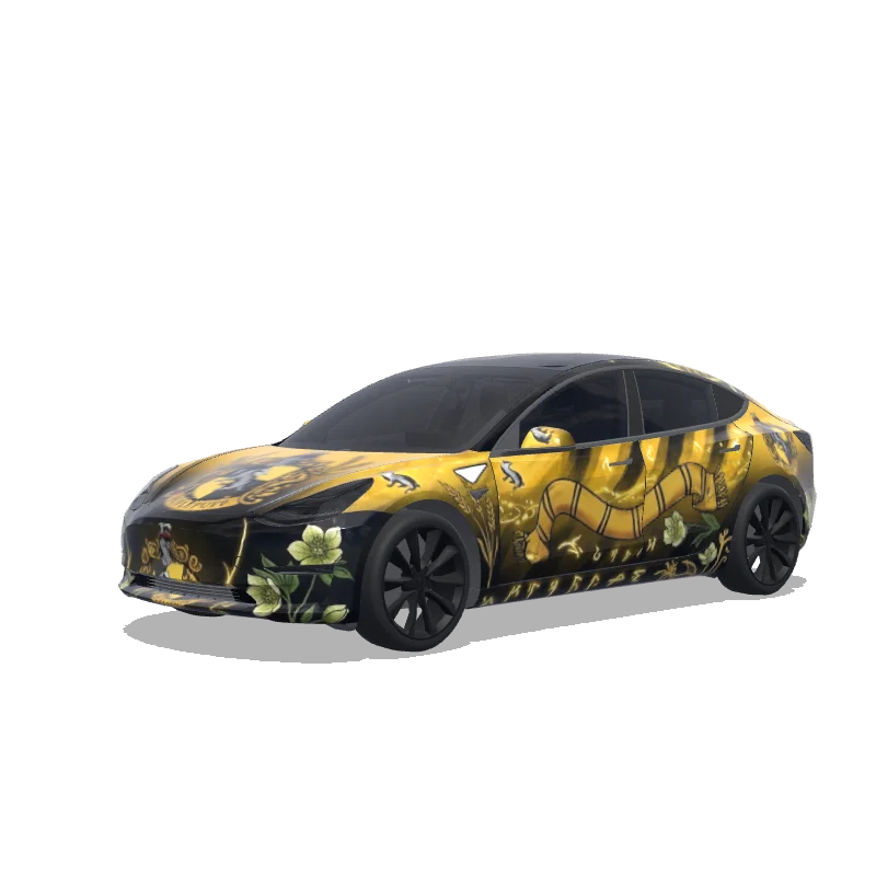 Tesla Model 3 custom wrap design