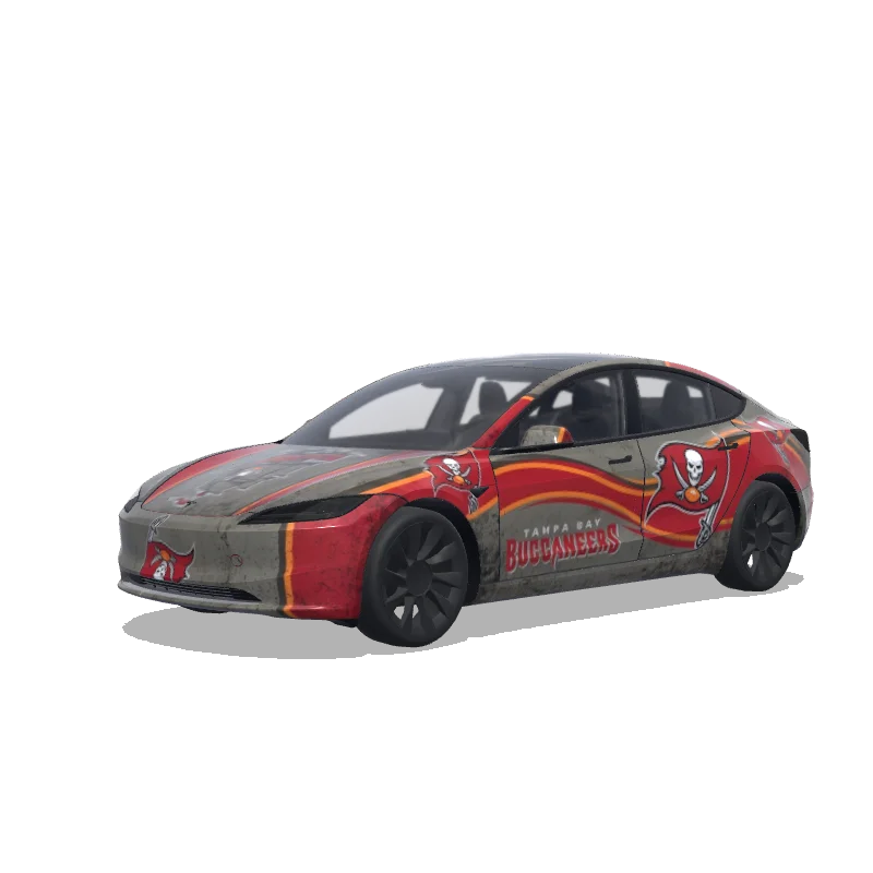 Tesla Model 3 (2024+ Standard/Premium) custom wrap design